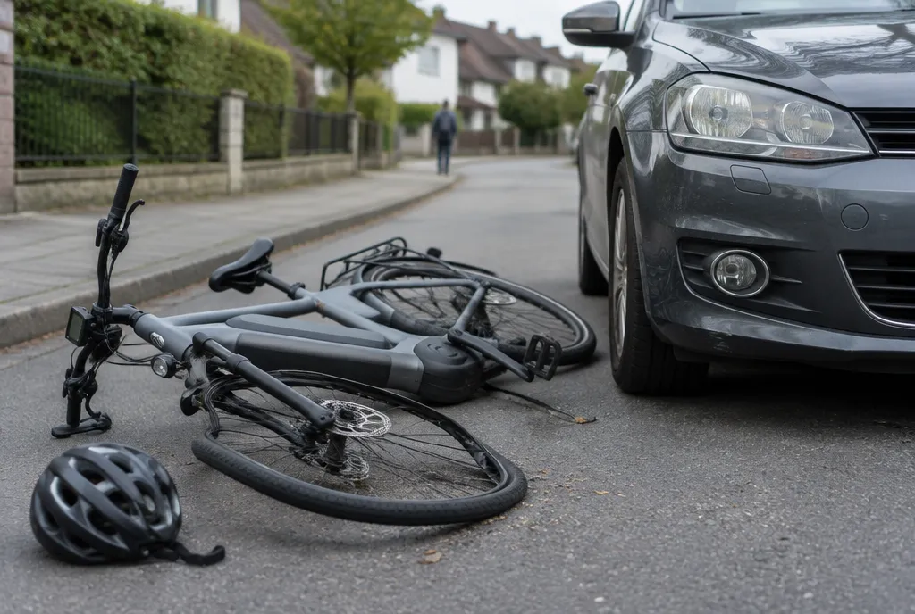 Fahrradunfall mit dem Auto: Wer zahlt was?