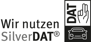 Wir nutzen SilverDAT – Logo der Deutschen Automobil Treuhand GmbH